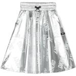 Faldas infantiles grises de poliester informales con logo DKNY 4 años para niña 
