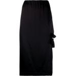 Faldas rectas negras de seda rebajadas Simone Rocha con volantes talla XL para mujer 