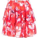 Faldas rojas de lino de lino  floreadas IRO Paris con volantes con motivo de flores talla XS para mujer 