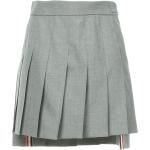 Faldas plisadas grises de poliester Thom Browne talla XXL para mujer 