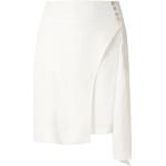 Faldas blancas de viscosa de lino  rebajadas asimétrico talla XS para mujer 