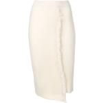 Faldas blancas de punto de punto talla M de materiales sostenibles para mujer 