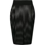 Faldas tubo negras de poliamida con rayas Maison Close para mujer 
