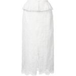 Faldas tubo blancas de algodón rebajadas de encaje talla XXS para mujer 
