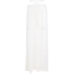 Faldas largas blancas de encaje de encaje Amir Slama para mujer 