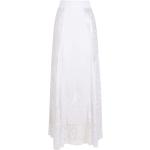 Faldas largas blancas de encaje de encaje Amir Slama para mujer 