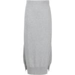 Faldas grises de cintura alta de punto Barrie para mujer 