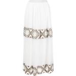 Faldas blancas de poliester de cintura alta rebajadas LORENA ANTONIAZZI talla 3XL para mujer 
