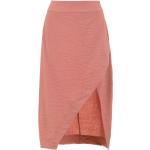 Faldas rectas rosas de viscosa rebajadas talla XS para mujer 