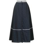 Faldas largas azules de algodón rebajadas de encaje Erdem talla XL para mujer 