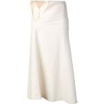 Faldas acampanadas blancas de algodón vintage Comme des Garçons talla M para mujer 