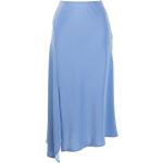 Faldas asimétricas azules de poliester rebajadas asimétrico talla XXS para mujer 