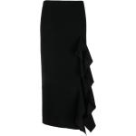 Faldas tubo negras de poliester rebajadas Filippa K con volantes talla XS para mujer 