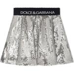 Faldas infantiles de poliester rebajadas con logo Dolce & Gabbana con lentejuelas 10 años para niña 