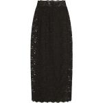 Faldas negras de encaje de cintura alta de encaje Dolce & Gabbana talla 3XL para mujer 