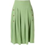 Faldas verdes de viscosa de lino  rebajadas talla XS para mujer 