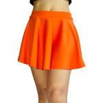 Faldas cortas infantiles naranja de piel rebajadas de punto 4 años para niña 