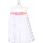 Faldas infantiles blancas de poliester rebajadas informales con logo Billieblush 4 años para niña 