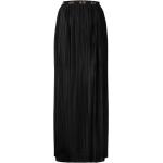 Faldas plisadas negras de poliester rebajadas por el tobillo con logo Armani Exchange talla XXS para mujer 