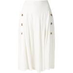 Faldas blancas de viscosa de lino  rebajadas talla XS para mujer 