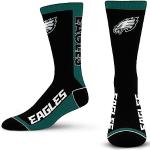 Fanatics Calcetines para Bare Feet MVP NFL Team Socks (40-46, Philadelphia Eagles)