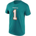 Fanatics - Camiseta NFL Miami Dolphins Tagovailoa Name & Number Graphic – Turquesa Color Turquesa, turquesa, XL
