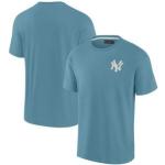 Fanatics NEW YORK YANKEES TERRAZZO - Camiseta hombre adriatic blue /signature off white