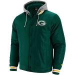 Fanatics - NFL Green Bay Packers Sateen Chaqueta con capucha Color Verde, verde, M