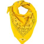 Pañuelos Estampados amarillos tallas grandes cachemira Talla Única para mujer 