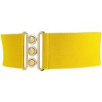 Cinturones amarillos con hebilla  Fashiongen talla S para mujer 