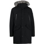 Abrigos negros de poliester con capucha  rebajados manga larga Michael Kors talla XL para hombre 