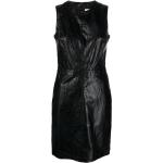 Vestidos negros de viscosa sin mangas rebajados sin mangas con cuello redondo Michael Kors by Michael talla XS para mujer 