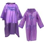 Abrigos lila con capucha  impermeables, transpirables Talla Única para mujer 