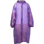 Abrigos lila con capucha  rebajados impermeables, transpirables Talla Única para mujer 