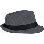 Sombreros grises de fieltro de fiesta  de invierno vintage Talla Única para hombre 