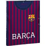 Carpetas clasificadoras azules de cartón Barcelona FC 