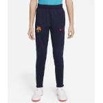 Pantalones azules de piel de Fútbol rebajados Barcelona FC talla L para mujer 