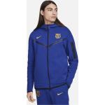 Sudaderas azules con capucha y cremallera Barcelona FC talla XL para hombre 