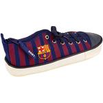 Zapatillas azules con cordones Barcelona FC con cremallera para mujer 