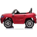 FEBER – Jeep Cherokee rojo 12V R/C, coche eléctrico, 1 plaza, radiocontrol, detalles del coche: faros con luz, 2 marchas, acelerador y freno eléctrico, de 3 a 8 años, FAMOSA (800013450)