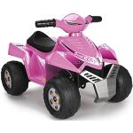 FEBER - Quad Racy 6 V, vehiculo eléctrico de color rosa para niños a partir de 1 año (Famosa 800011422)