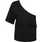 Camisetas negras un solo hombro Federica Tosi para mujer 
