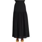 Faldas largas negras rebajadas Federica Tosi talla XS para mujer 