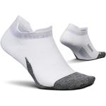 Feetures - Elite Ultra Light - No Show Tab - Calcetines deportivos para correr para hombres y mujeres - Blanco - Talla Pequeña