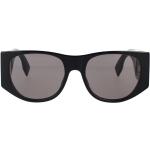 Gafas negras de metal de sol con logo Fendi talla XXL para mujer 