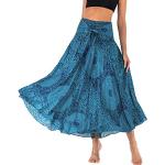 Faldas azul marino de primavera étnicas Talla Única para mujer 