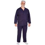 Pantalones azul marino de algodón con pijama tallas grandes de punto talla 7XL para hombre 