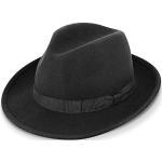 Sombreros negros de fieltro de fiesta  de invierno talla 55 para hombre 