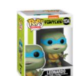 Figura - Funko Pop Teenage Mutant Ninja Turtles - Leonardo, 10 cm, Vinilo, Verde