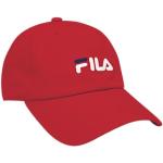 Gorras rojas de béisbol  con logo Fila Talla Única para mujer 